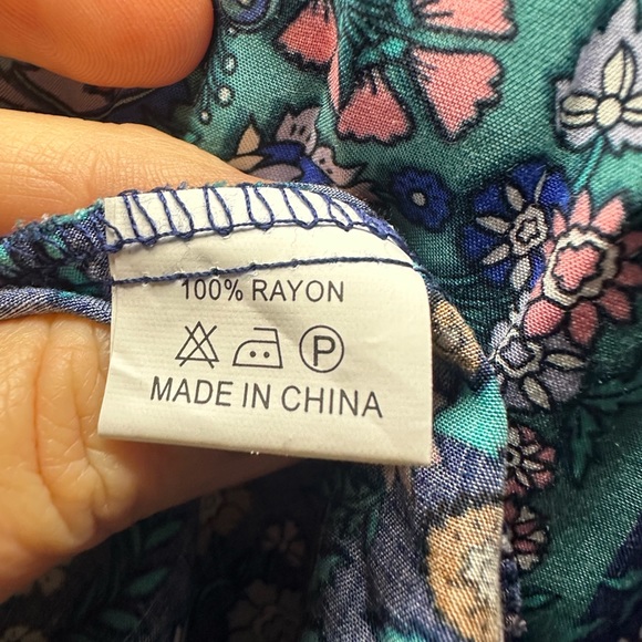 JAASE Boho Floral Button Down Maxi Dress S Beautiful!!! - Picture 10 of 11